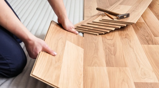 Professional flooring installation