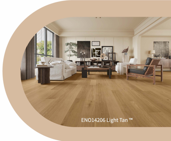 Classique Oak ENO-14206 Light Tan installed